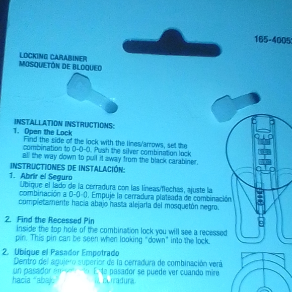 Combo 1 2 3 resettable lock - Picture 2 of 2